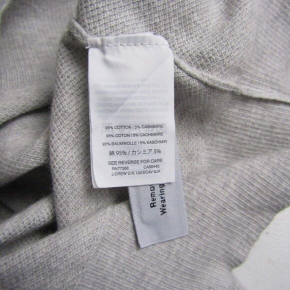 J Crew Men's Thermal Top Gray Medium Minimalist Capsule Wardrobe Preppy Casual - Picture 10 of 10